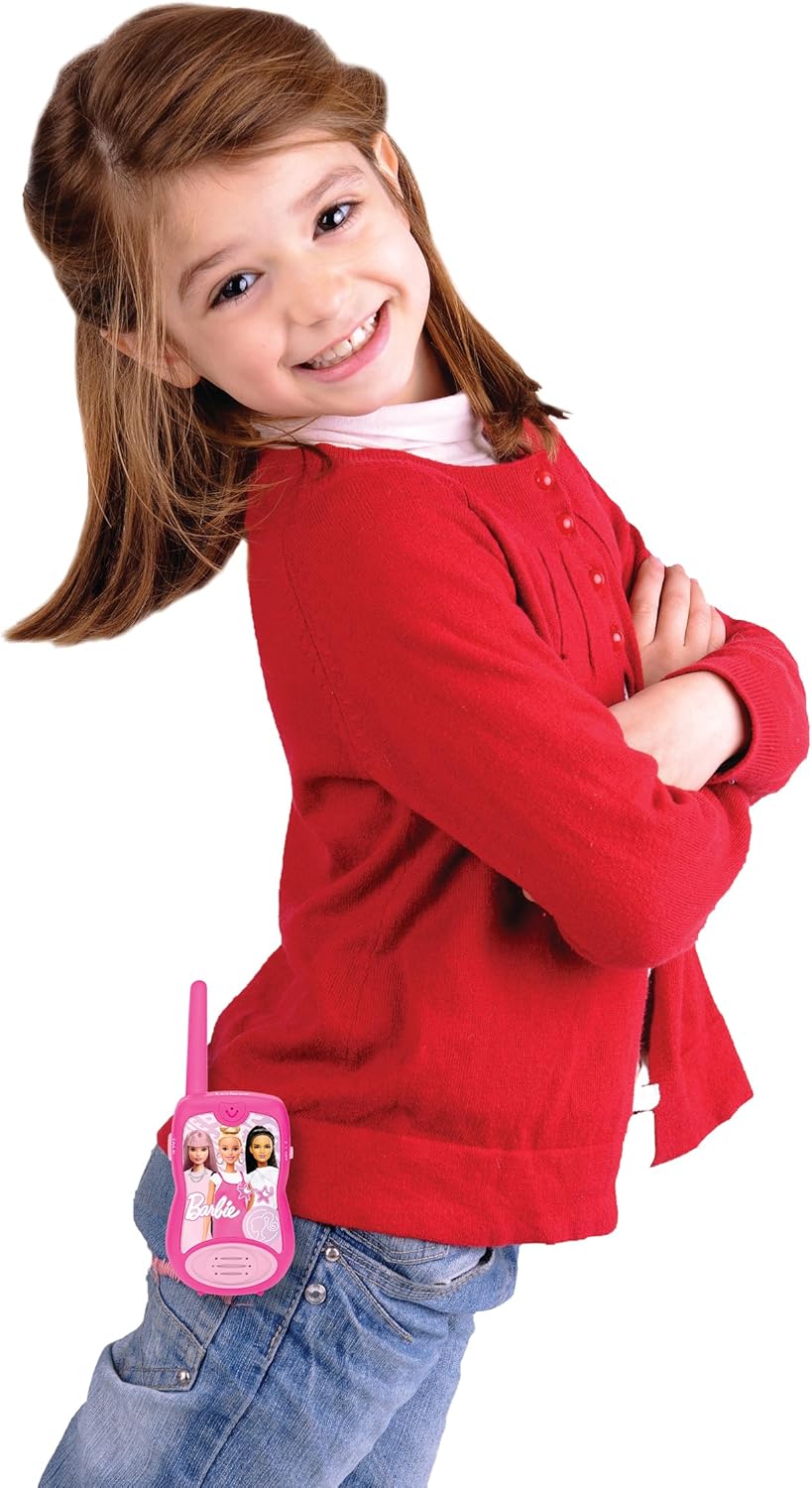 Talkies-walkies Barbie rose avec clip ceinture et 2 canaux – Image 4