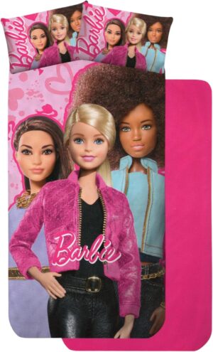 Parure de lit Barbie enfant 3 pièces en 100 % coton, style Barbie 2