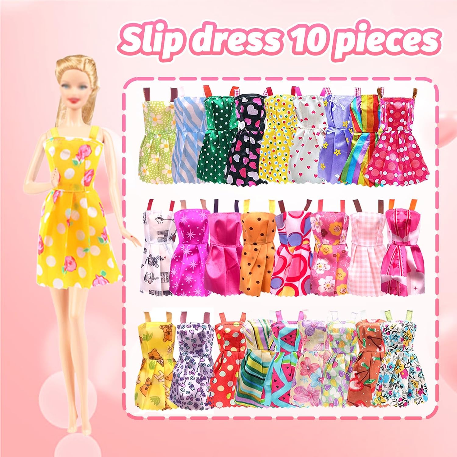 Lot compatible Barbie 52 pièces avec 5 maillots de bain et 28 accessoires – Image 6
