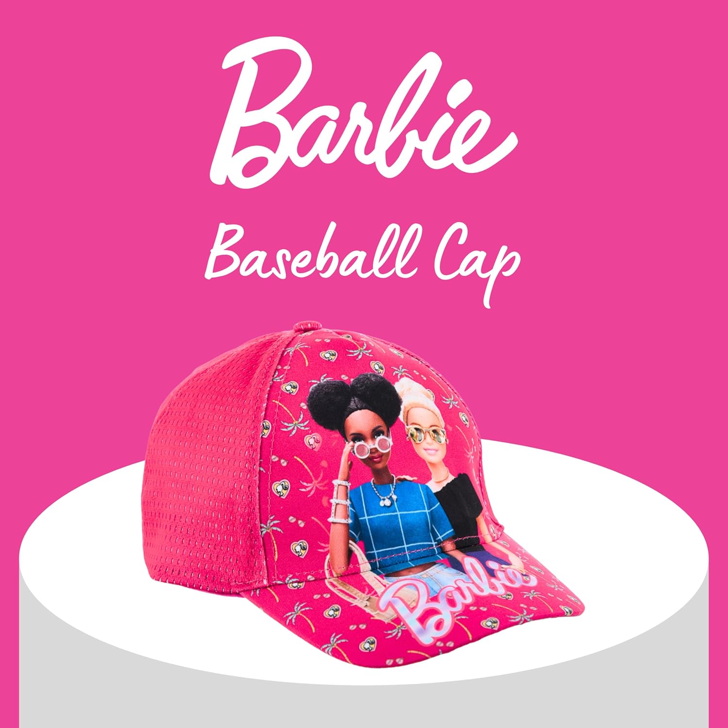 Casquette Barbie rose pour fille, taille 53 – Image 3