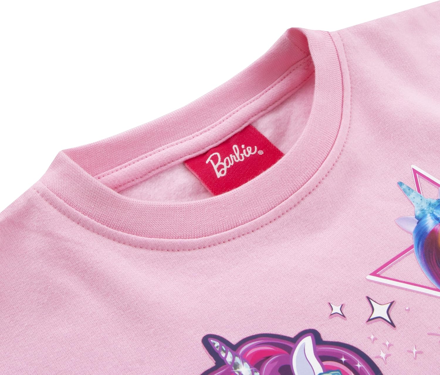 Pull Barbie fille avec licorne et arc-en-ciel – Image 8