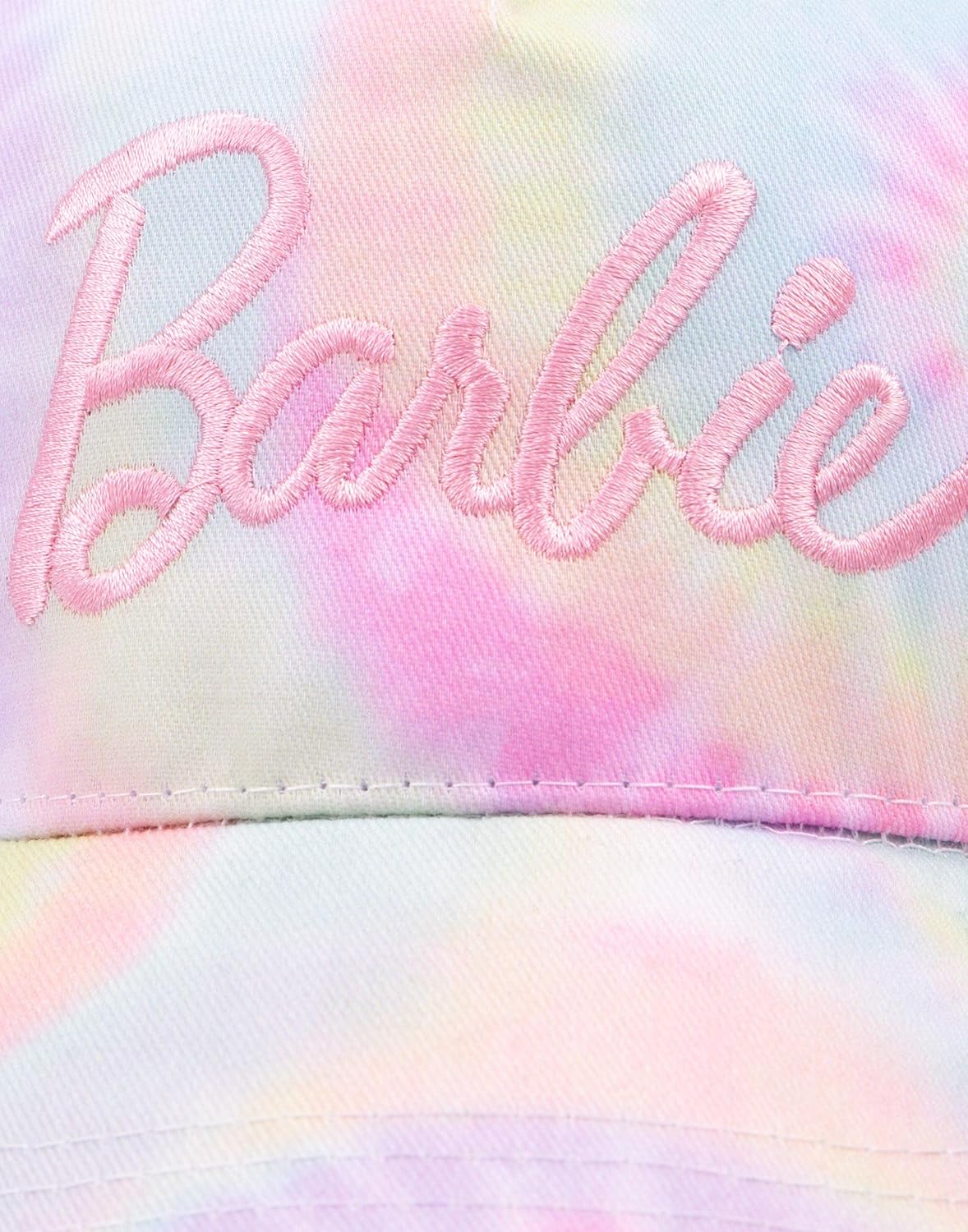 Casquette snapback Barbie tie and dye rose et bleu avec logo brodé – Image 5