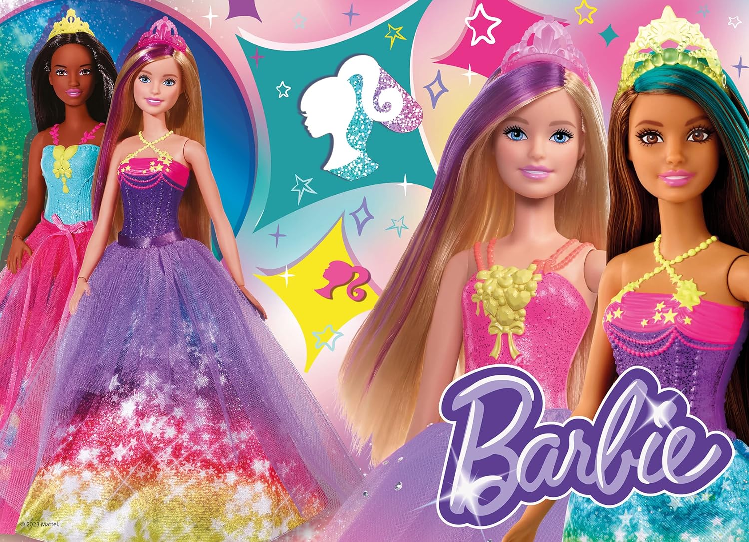 Barbie Puzzle Maxifloor 4 x 48, 4 puzzles 35 x 25 cm – Image 3