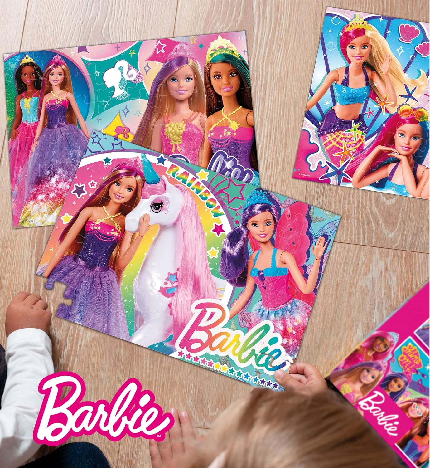 Barbie Puzzle Maxifloor 4 x 48, 4 puzzles 35 x 25 cm – Image 6