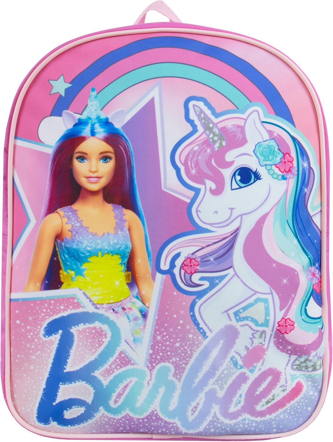 Cartable Barbie Licorne rose, sac à dos fille taille unique – Image 2