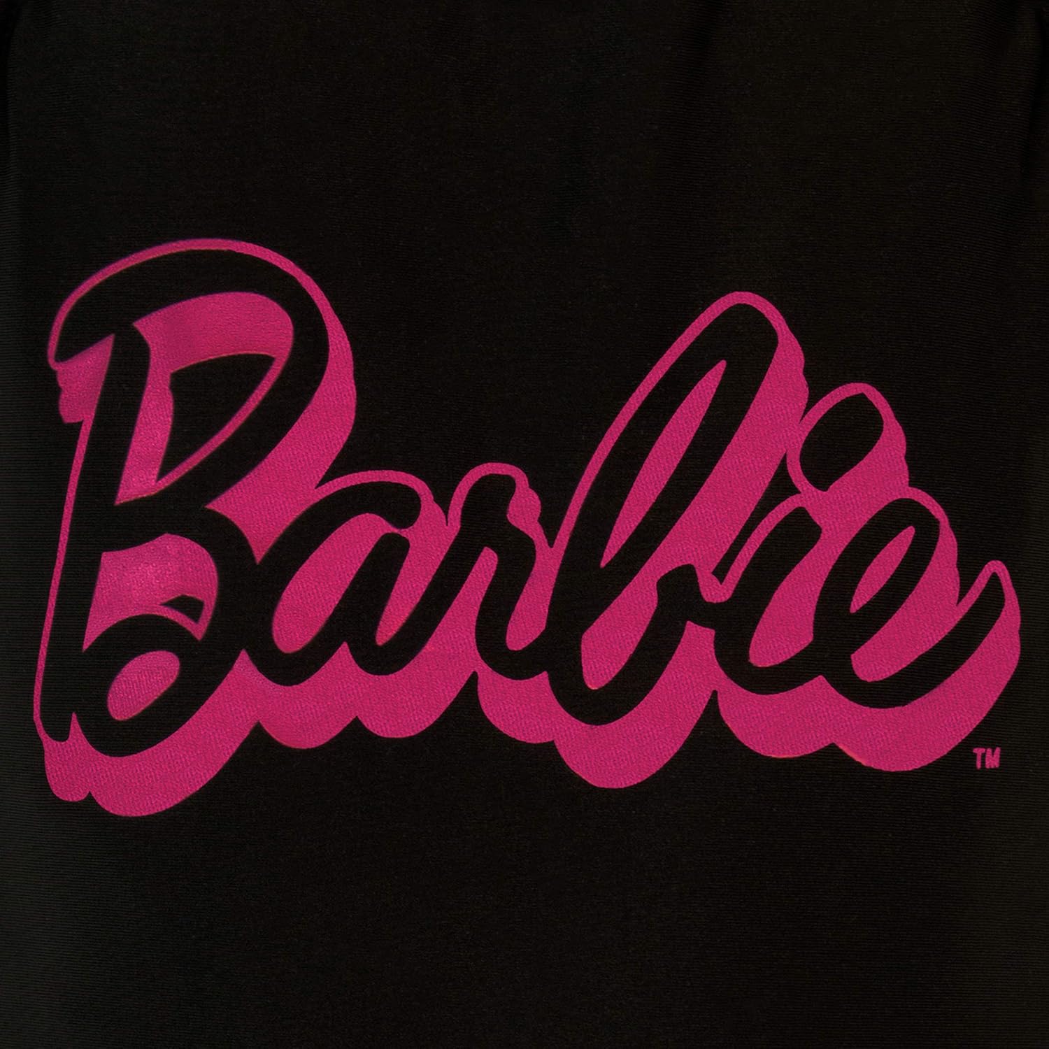 Maillot de bain Barbie 1 pièce fille, logo rose, 3 à 10 ans – Image 5