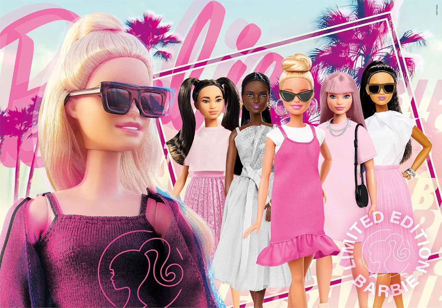 Puzzle Barbie 104 pièces format 37,9 x 26,9 cm – Image 2