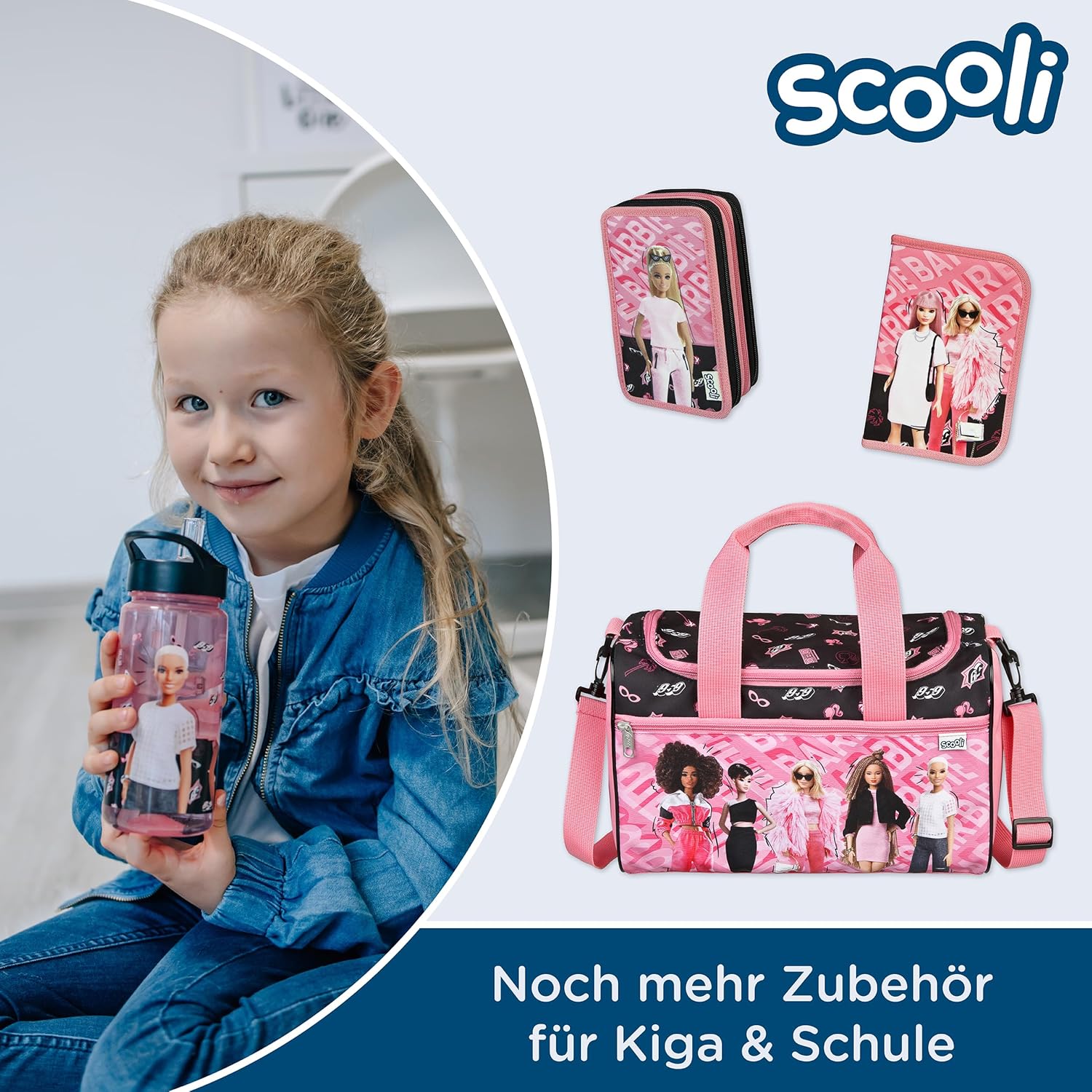 Sac à dos enfant Barbie Undercover avec poche frontale dès 4 ans – Image 7