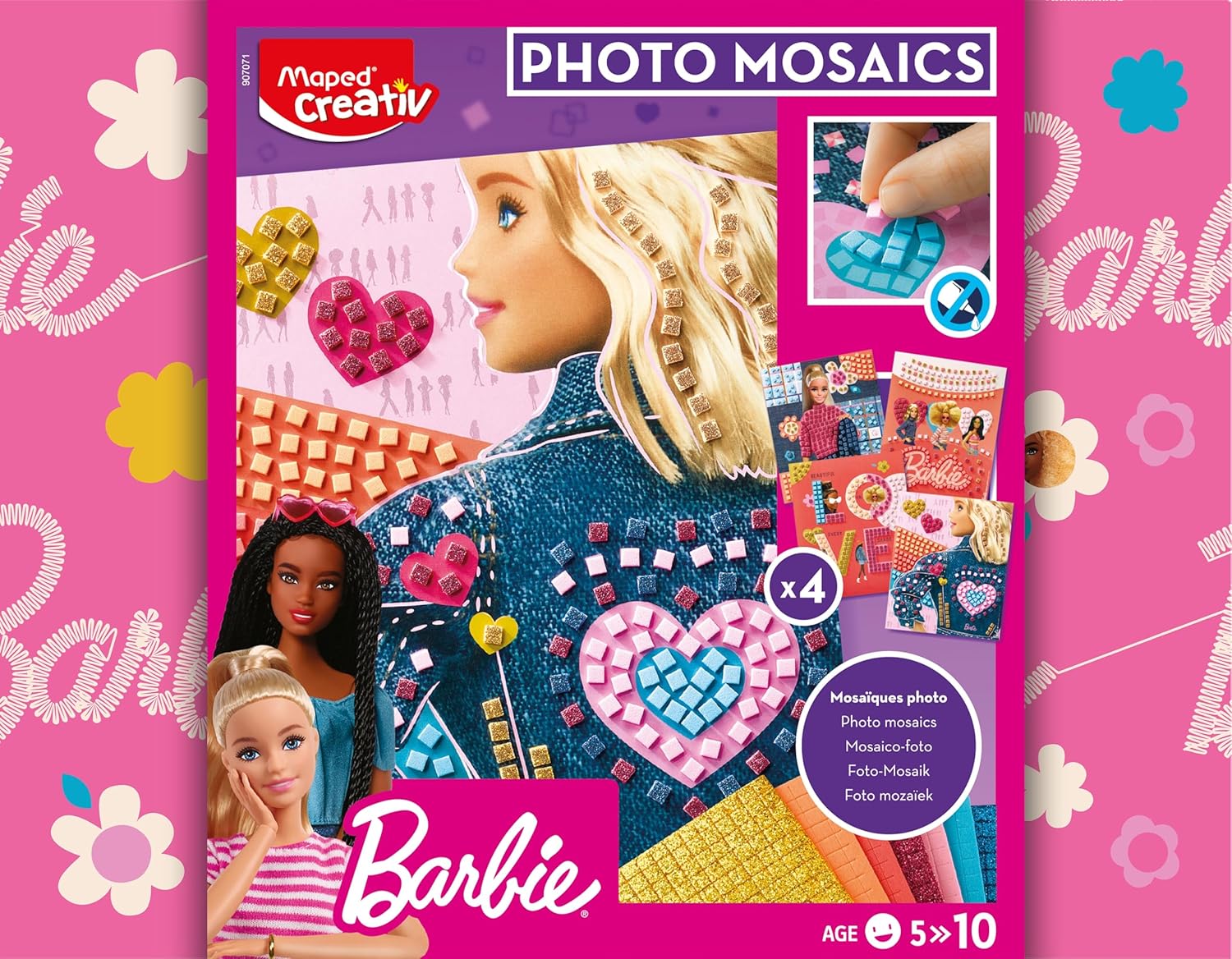 Photo'Mosaics Barbie, activité mosaïques intuitive dès 5 ans – Image 2