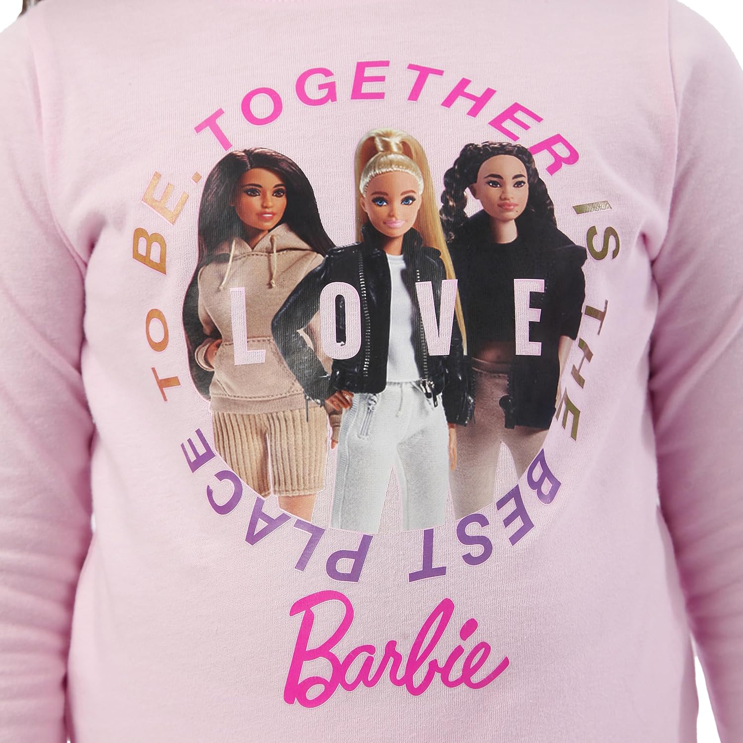 Ensemble pyjama Barbie fille à manches longues – Image 4