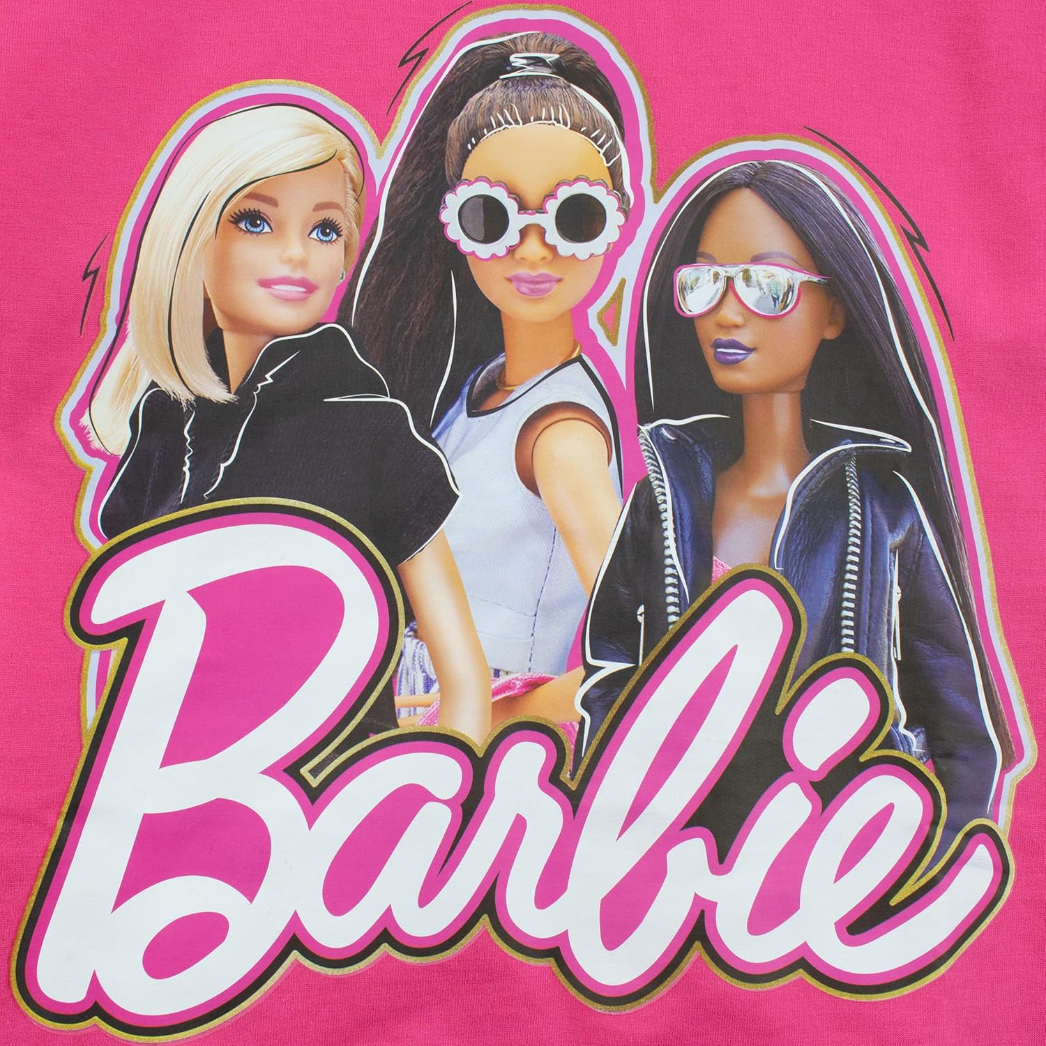 Ensemble Barbie coordonné sweat-shirt et leggings fille – Image 8
