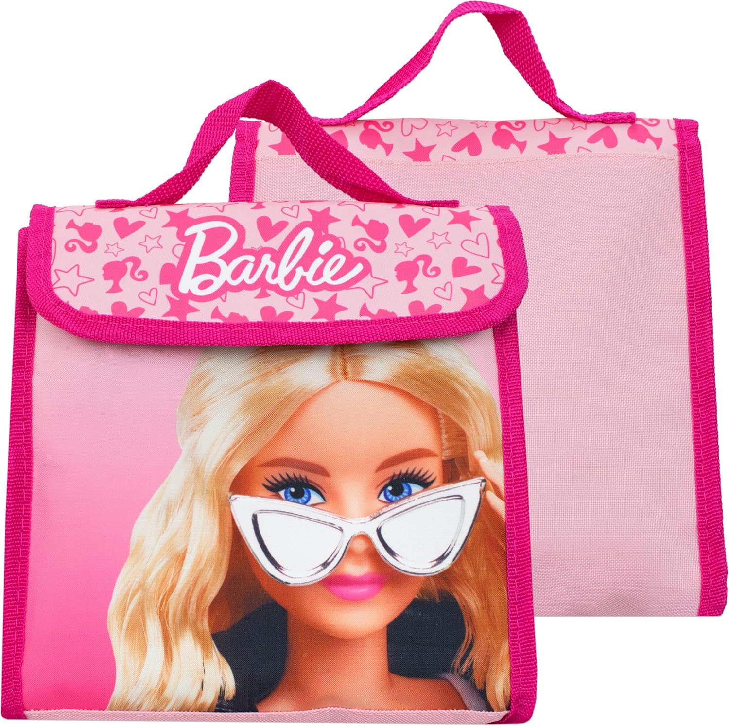 Ensemble cartable Barbie rose avec sac lunch, trousse et bouteille – Image 8