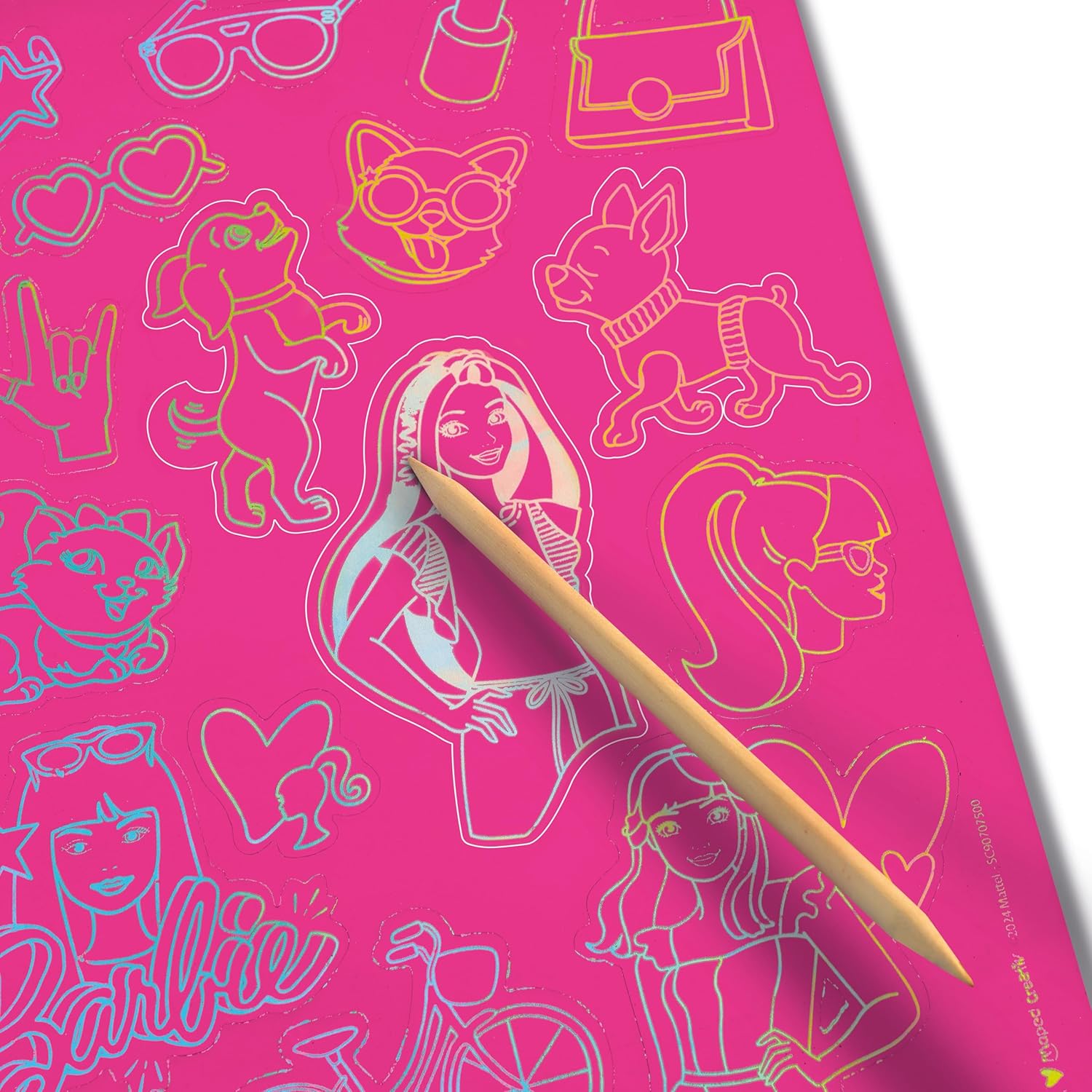 Barbie Danse Aqua'Art Maped Creativ avec 3 affiches – Image 6