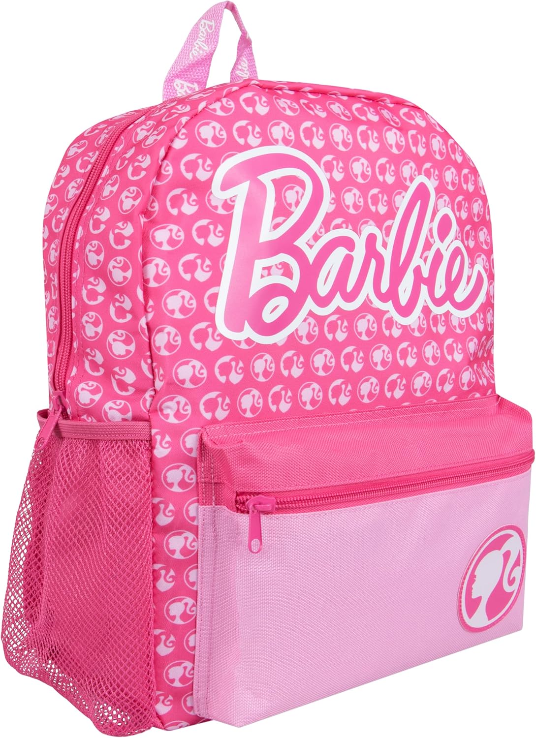 Sac à dos Barbie rose à imprimé silhouettes, taille unique – Image 7