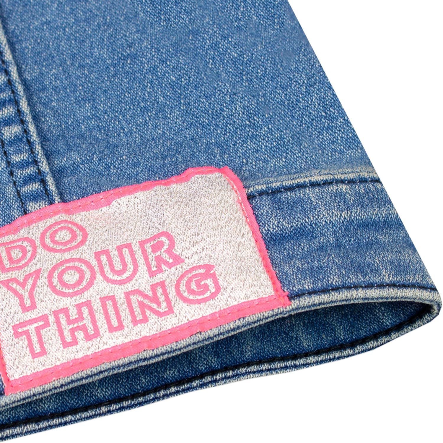 Veste en jean Barbie fille avec broderies – Image 4