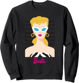 Sweat-shirt Barbie femme BB60 à col tissé