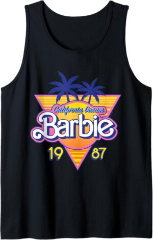 Débardeur Barbie California Dream au logo rétro été 1987