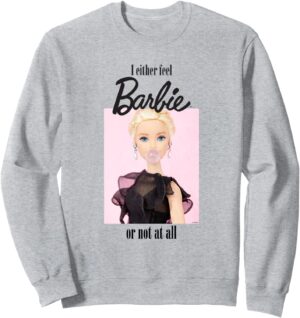 Sweat-shirt Barbie femme coupe classique 241 g