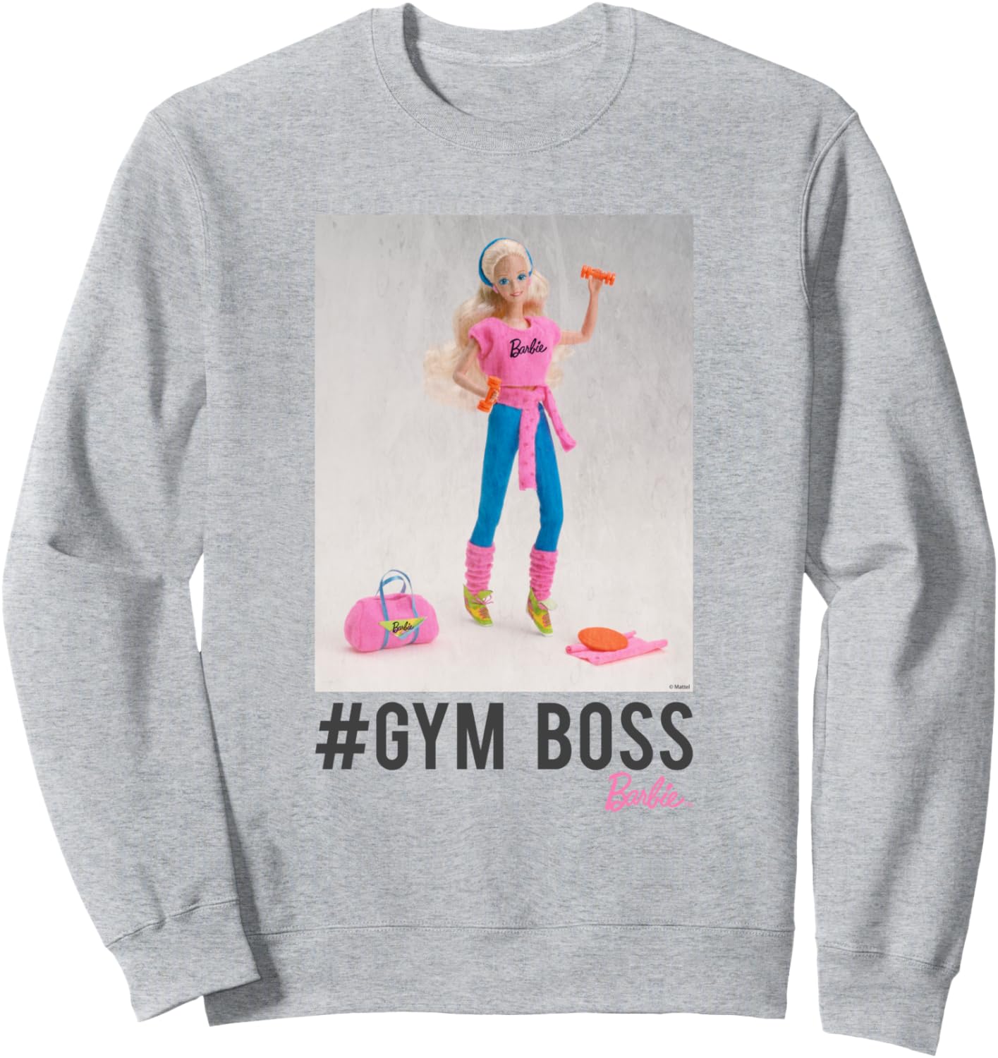 Sweat-shirt Barbie Gym Boss pour femme, 241 g
