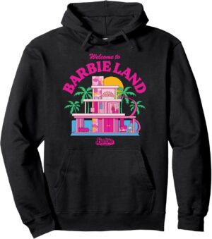Sweat à capuche Barbie The Movie Barbie Land, illustration graphique