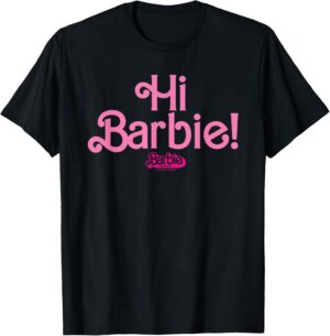 T-shirt Bonjour Barbie ! Barbie The Movie illustration H26013